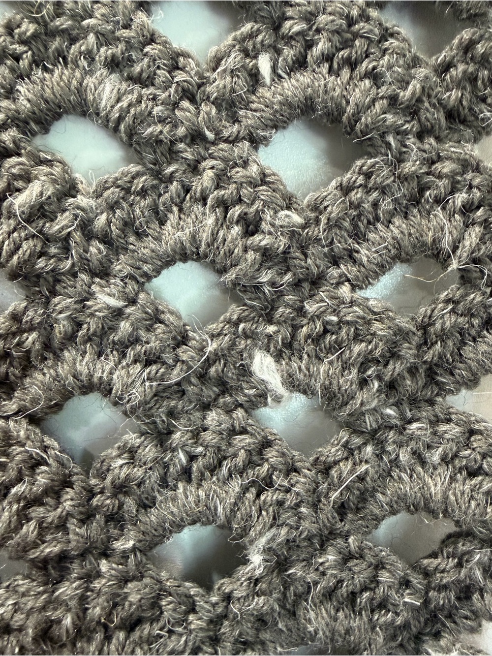 Crochet Wall Accessory Organizer Boho Dorm Room Storage - Picture 3 of 3